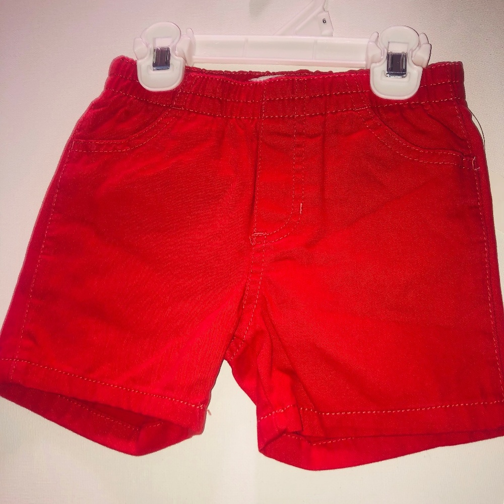 Girls pink shorts 18m